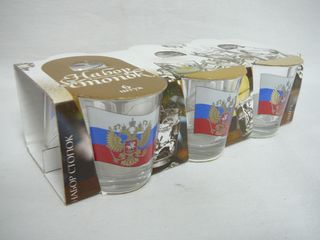 Набор стопок 6пр 50мл "Ода" Герб на флаге п/у (8)