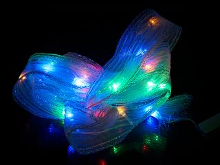 Гирлянда-лента элек. на 20 свето-диодов l=200см, 1 реж, разноцв. (1/60)