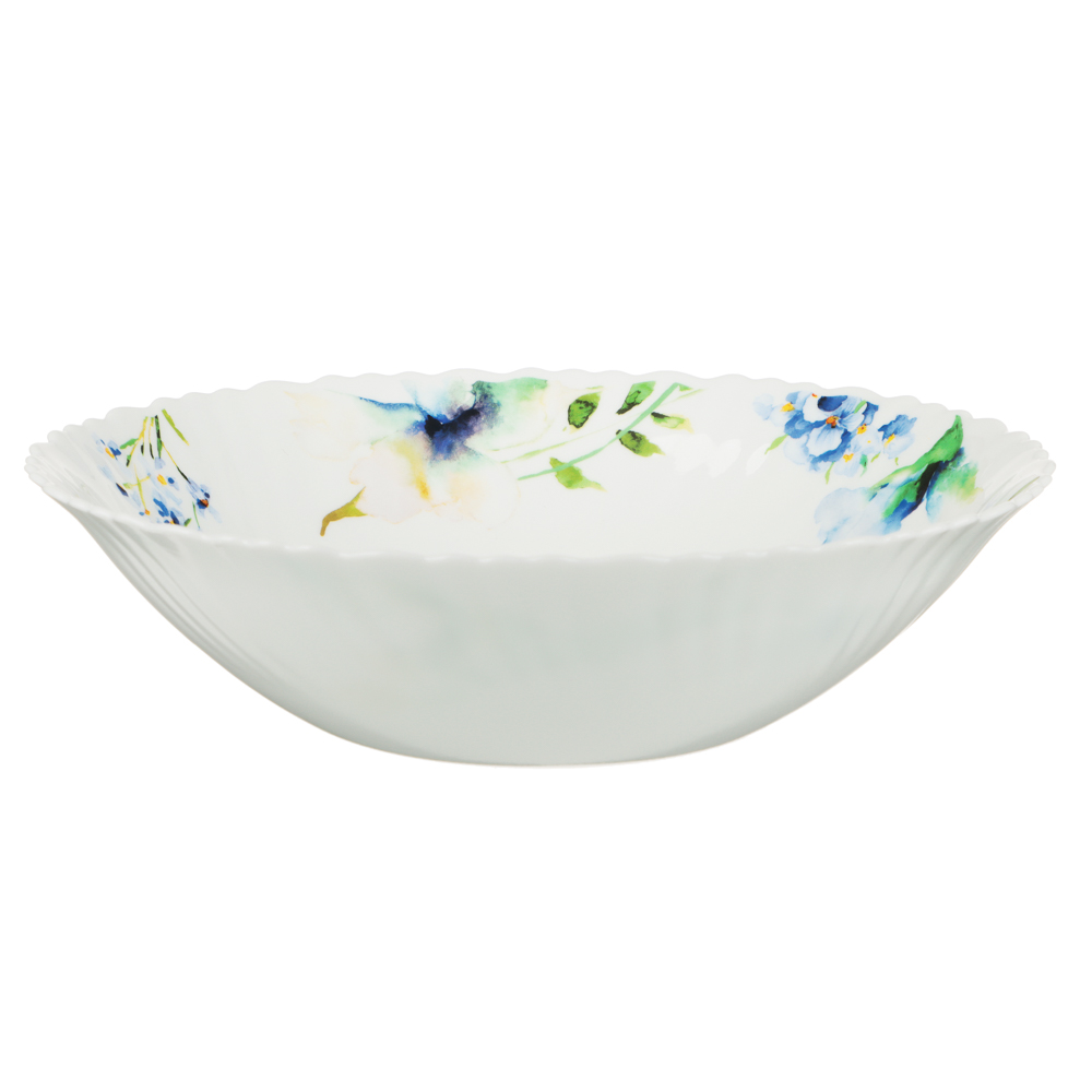 Салатник 24см опаловое стекло MILLIMI Шабер (6/24)