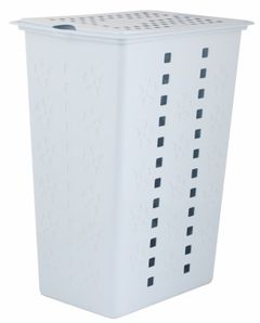 Корзина для белья 30л "Виолетта" (голубой) пласт.(6)