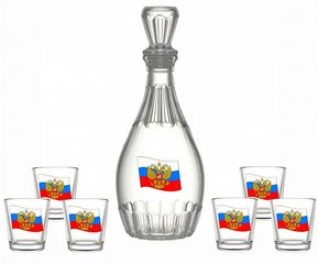 Набор для вина 7пр "Герб на флаге" п/у (4)