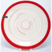 Тарелка 270мм мелкая аэрография ЯНТАРНЫЙ ДЕНЬ керам.(6/24)