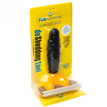 Расческа-пуходерка д/вычесывания подшерстка "ЛАПКИ и ЦАРАПКИ"10*15см (блистер) (1/60)