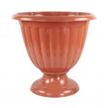 Вазон "Жасмин" 12л (корич.) пласт.(10)