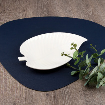 Блюдо сервировочное 25*16*2см "Маршмеллоу"  (фрф) (8/48)