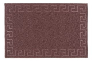Коврик 40*60см "Spongy" Меандр SUNSTEP (коричневый) ПВХ(20/20)