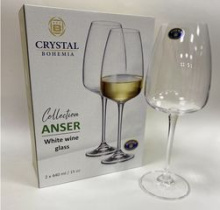 Набор бокалов 2пр 440мл ANSER для белого вина (1/24)