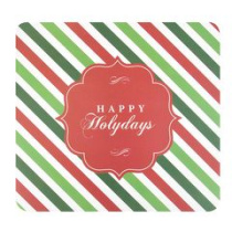 Салфетка сервировочная (плейсмат) "Happy Holidays" 30*28см (12/120)