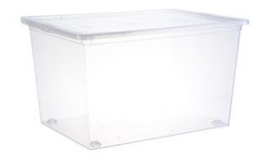 Ящик 50л 530*370*300мм Прозрачный пласт.(1/5)