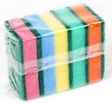 Набор губок для посуды  5шт "DOMINA MIDI" (60/60)