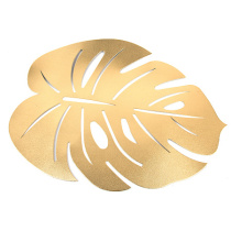 Салфетка сервировочная (плейсмат) "Floristry" (золотой) 42*33см (4/360)