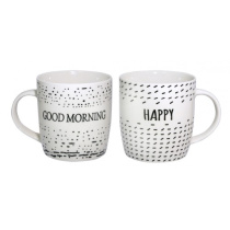 Кружка  360 мл "Пожелание" фарф. (12/48)