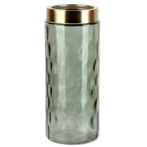 Ваза "Crystal" 27х11см, v=2300мл в ассортименте (стекло) (индивидуальная упаковка)(1/24)