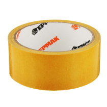 Клейкая лента двухсторонняя 38мм х 10м, (полипропилен, инд.упаковка) ЕРМАК (1/48)