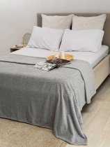 Плед Велсофт Жаккард Премиум 1,5сп ( 100% полиэстер. Размер: 150х200)(1/10)