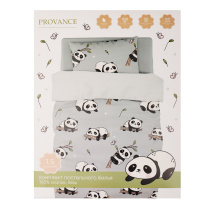 КПБ 1,5сп 3 пр, бязь, 100% хлопок PROVANCE Панда (1/6)