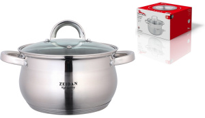 Кастрюля 6,6л,ст/кр.,5-ти слойн.капсул.дно, п/у, (нжс) (1/6)