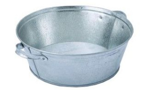 Таз  9л круглый сшивной,оцинк (1/5)