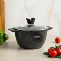 Казан 20х11,5см, 2,7л, литой алюминий, индукция SATOSHI Монфор (1/8)