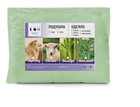 Одеяло "Бамбуковое волокно" 220х200 Зеленый (1/6)