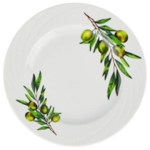 Тарелка 175 мм ф.426 "Голубка" мелкая "Ветка оливы" фарф.(20)