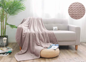 Плед Велсофт Жаккард Премиум евро ( 100% полиэстер. Размер: 200х220)(1/10)