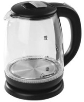 Чайник 1,8л Homestar стекло,1500Вт,авт.выкл.,подсв. (1/12)