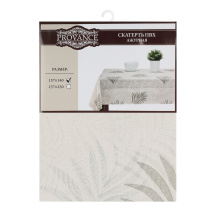 Скатерть ПВХ ажурная 137х140см, листья PROVANCE Люмен (1/24) 