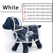 Дождевик д/мелких пород собак "KOMFORT"прозрачный, р L (1/12)