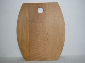 Доска разделочная "Бочонок" 25*18см (бук) (1/10)