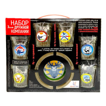 Набор подарочный  7пр "В прицеле" стекло п/у (1/6)