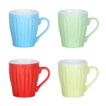 Кружка 270мл, фарфор, "Винтаж", 4 цвета (12/96)