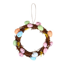 Декор пасхальный - венок, 18 см, пенопласт, пластик (1/4)