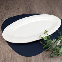 Блюдо сервировочное 41,5*22*2см "Маршмеллоу"  (фрф) (4/16)