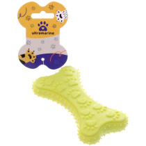 Игрушка д/собаки "Bubble gum-Кость" 10,5*5,5см цв.зеленый Ultramarine (1/12)