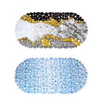 Коврик в ванну 37*68см VETTA "Морские Пейзажи" овал ПВХ (1/6/60)