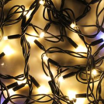Гирлянда электр. Вьюн  10м, 100LED, (уличн) шампань мерцание. провод, 220В СНОУ БУМ (1/20)