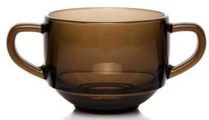 Кружка для супа Bronze 480мм закал.стекло(6)