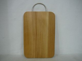 Доска разделочная б/желоба 30*20см мет/руч (бук) (1/10)