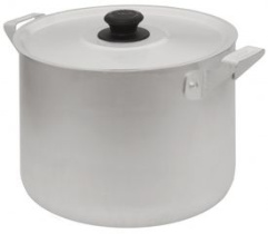 Кастрюля 20л мат, мет/руч мет/кр, цил ТМ Калитва алюм.(1/2)