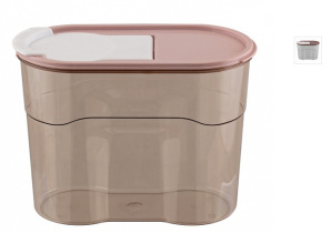 Банка "Люкс" 1,1л для сып прод,пласт. (20)