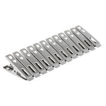 Набор прищепок 12шт металлич,, нержавеющая сталь VETTA (12/240)