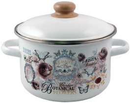 Кастрюля 3,0л Appetite Roses цил эмаль (1/6)