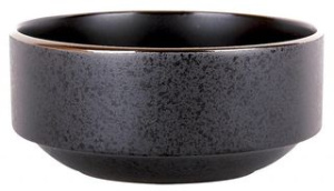 "Elite black" Салатник 15см 750мл.керам. (6/36)