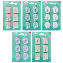 Крючки самокл. на блистере 6шт VETTA (1/10/160)