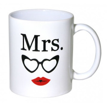 Кружка 350 мл Mrs,керам (12/36)