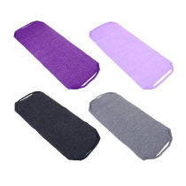 Мочалка пилинг японская д/бани и душа с ручками, жесткая, полиэстер, 45х19см, 4цв, МС24-07 ЮL (8/8)