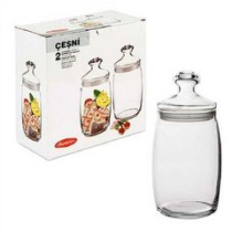 Набор банок 2пр Cesni 1,1л ст/кр п/уп стекло(1/6)