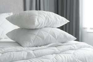 Подушка стеганая 70х50 "Бамбуковое волокно" Comfort Белый (1/8)