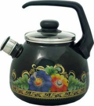 Чайник 2,0л сфер. со св. ВОЛОГДА эмаль(4)